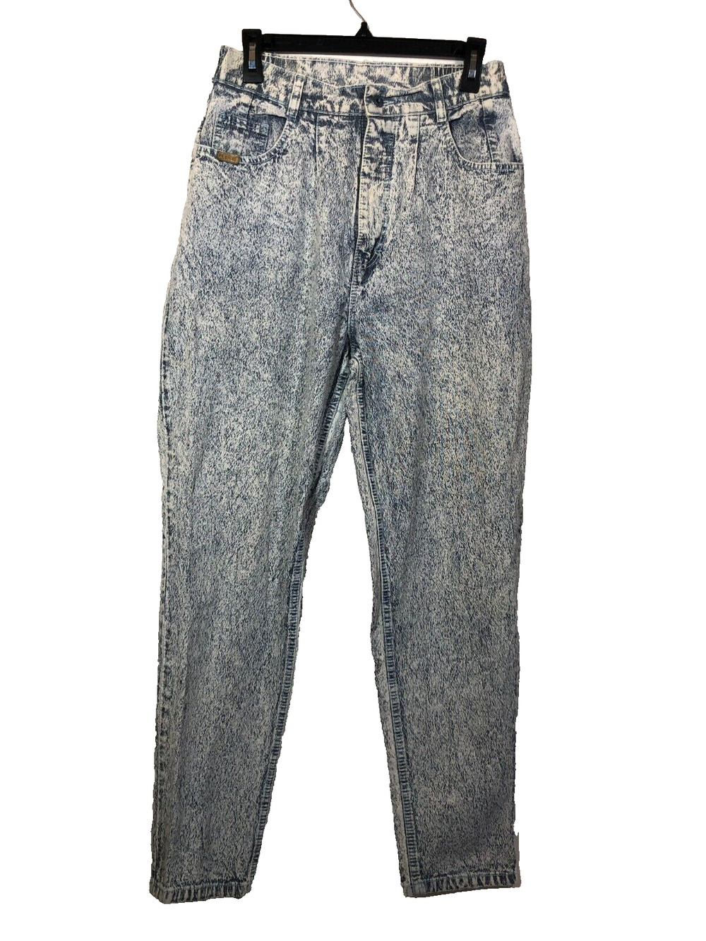 Acid Wash Blue Jeans PS Gitano Women's High Rise 12 1980s Retro Denim Vintage